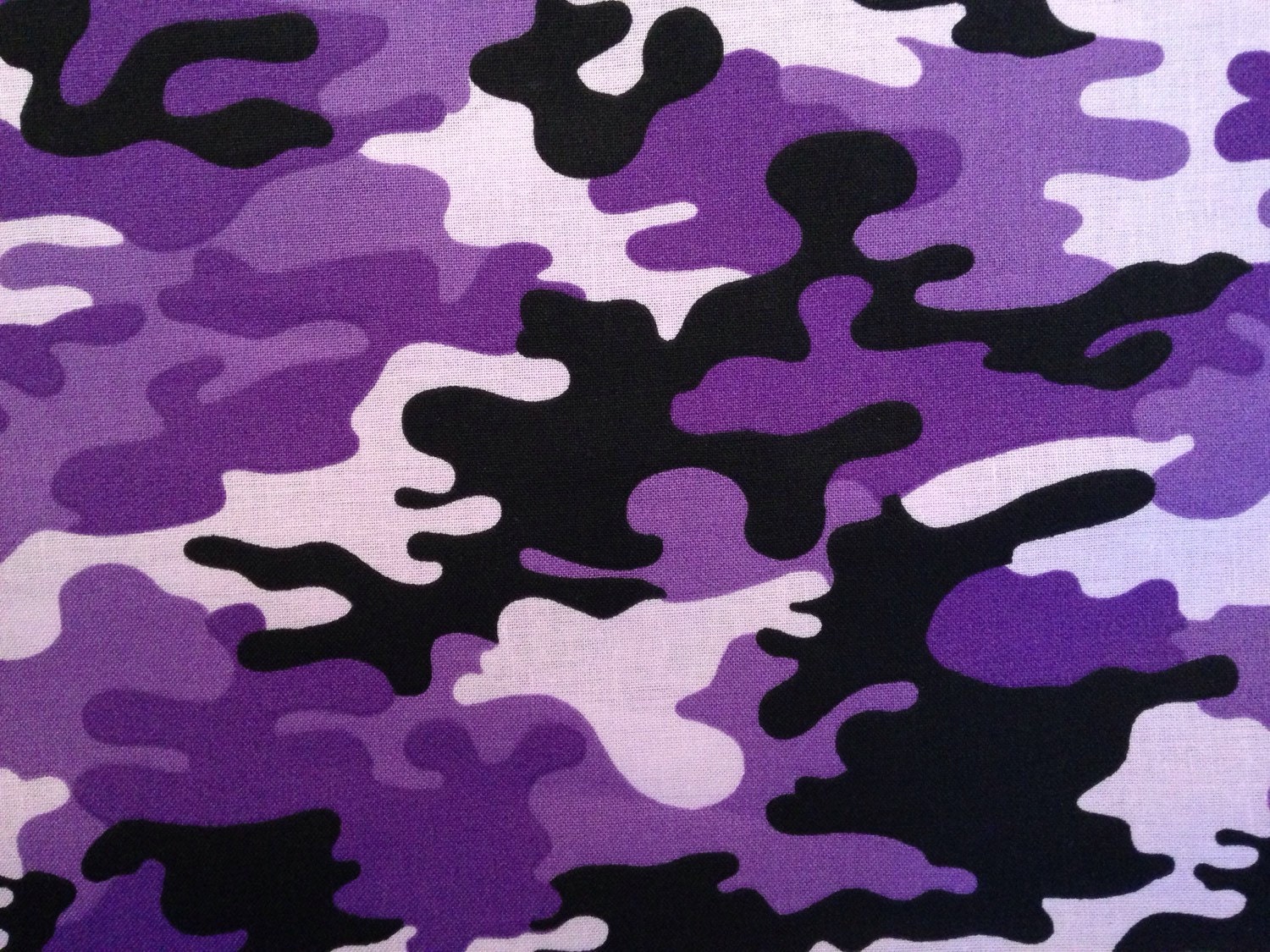 SALE!!! Purple camo fabric remnant - 29 inch camouflage fabric remnant