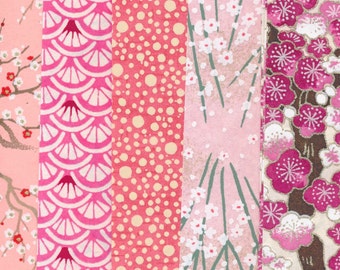 japanese paper for origami "pink/rose"
