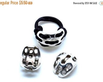 On Sale NOW 25%OFF Zamak Leather Ring Component Antique Silver Z1163 Qty 1