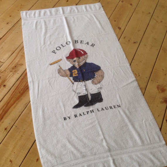 polo bear towels