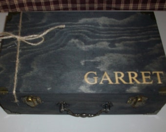 Laser Engraved -Groomsmen Gift Box - Bridesmaids Gift Boxes - Maid of Honor Gift Box - Best Man Gift Box - Rustic Wedding Boxes