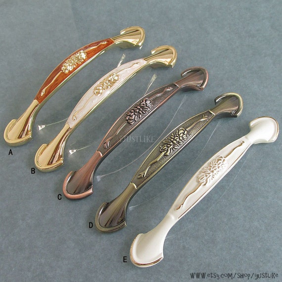 Items similar to 5 Colors, Vintage Europeanstyle Pull Handles