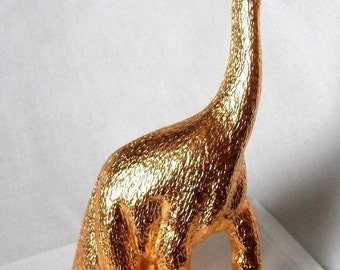 Signed Gontie Paris Pin Brooch 1425 Gold Plated Dinosaurus New (D)