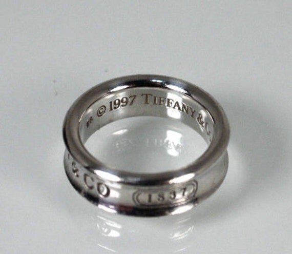 Tiffany And Co Ring 925 1997 T Co 1837 Sterling By Warrenexchange