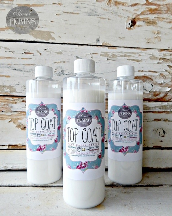 SWEET PICKINS Top Coat Milk Paint Finishes 16 by MaggiMarket