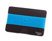 Black aluminum wallet, credit card wallet, men's and women's wallet, aluminium wallet, slim and minimalist, modern design, N wallet