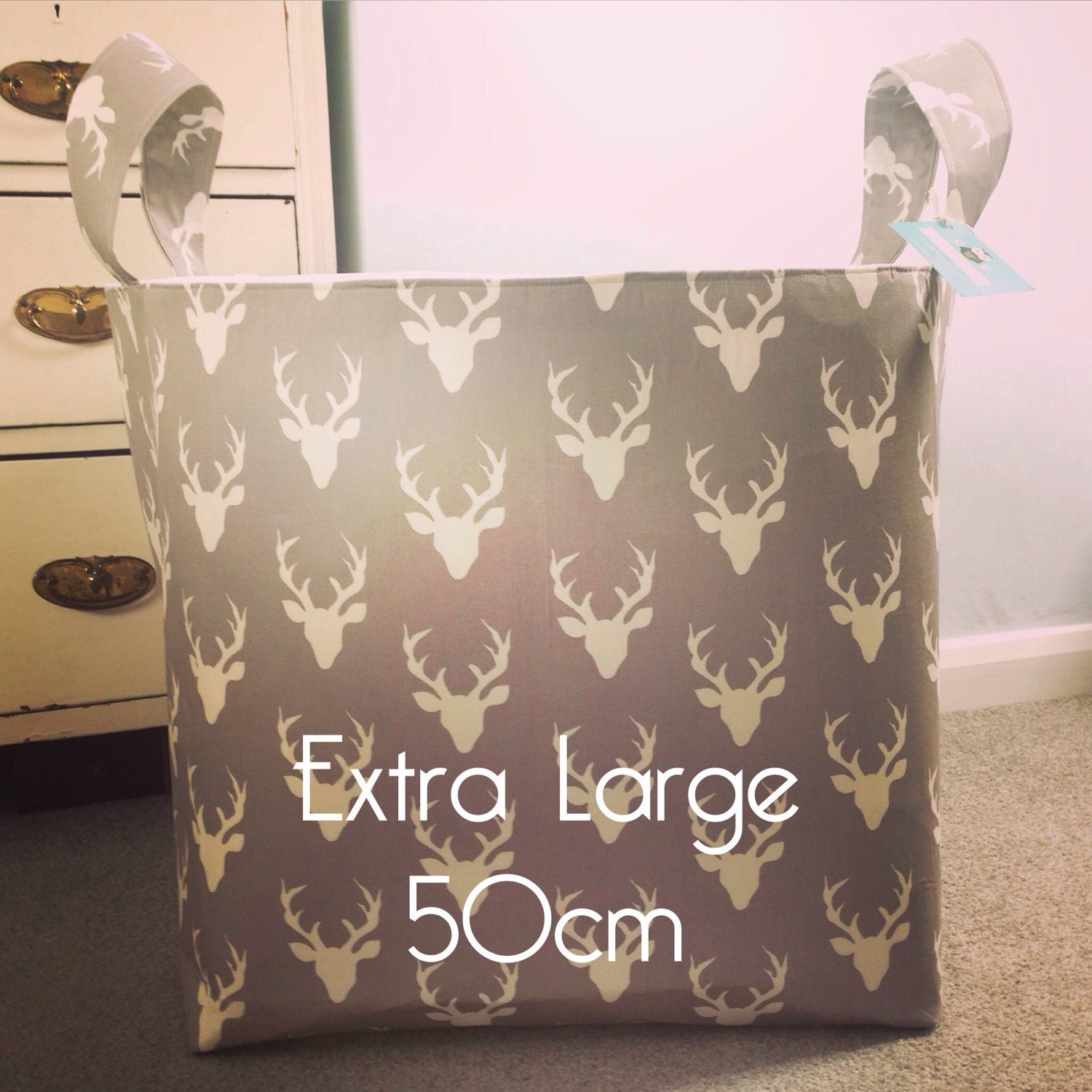 Fabric Storage Baskets 5 sizes in a Fabric of your Choice