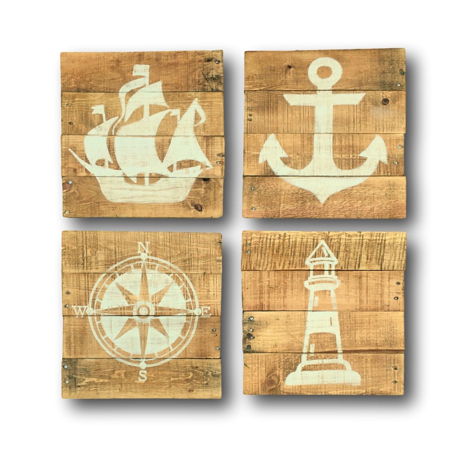 Nautical Ship Sign / Nautical Decor / Sailing by PalletsandPaint