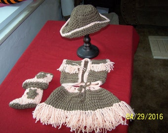 Cowboy Crochet Playsuit main image 0