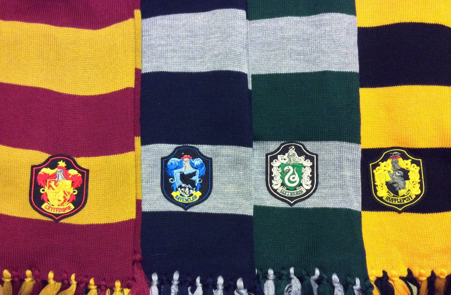 Harry Potter Scarf 2m Length Hogwarts Houses Inspired Scarf 1068