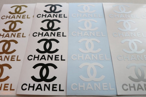 25chanelset 16 Vinyl Decals Chanel Logo By Agitasworks On Etsy