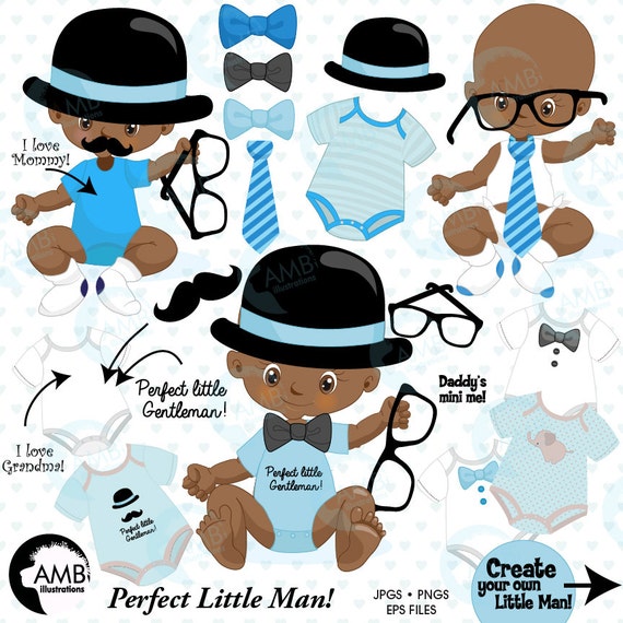 free clipart african american baby boy - photo #35
