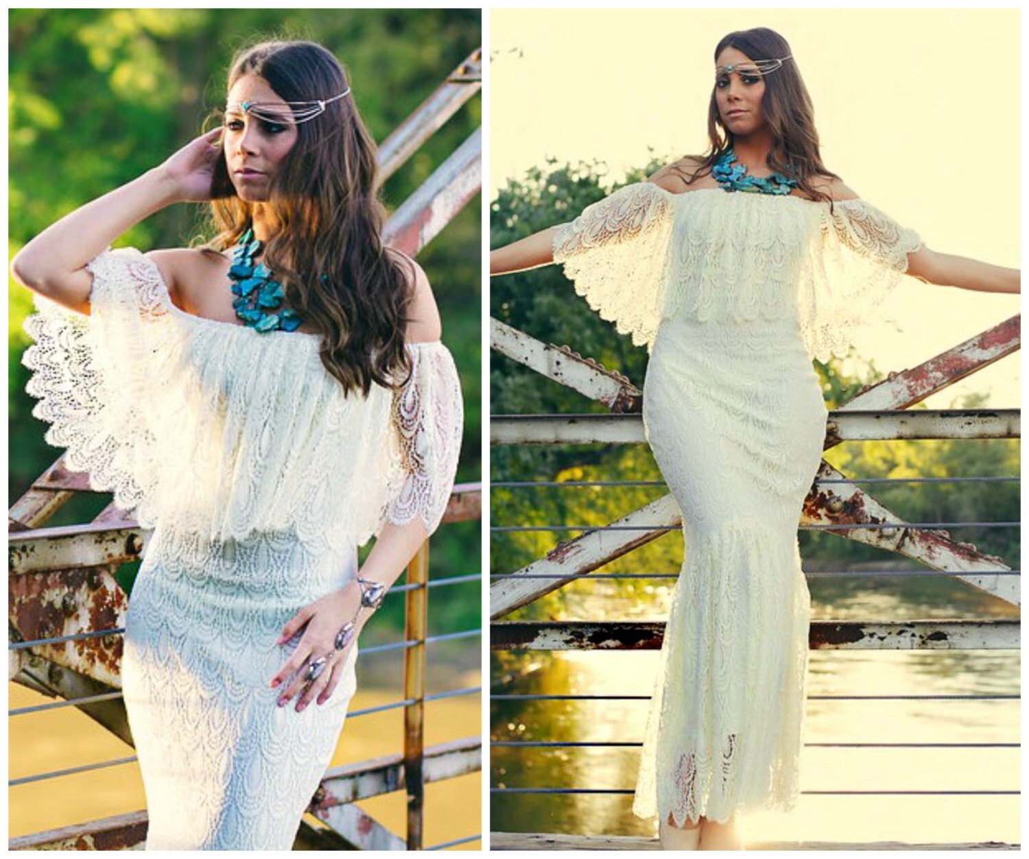 Wedding dress Boho wedding dress boho lace wedding dress