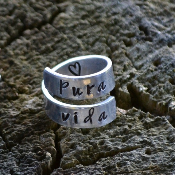 Pura Vida Adjustable Twist Ring by TheVillageGifts on Etsy