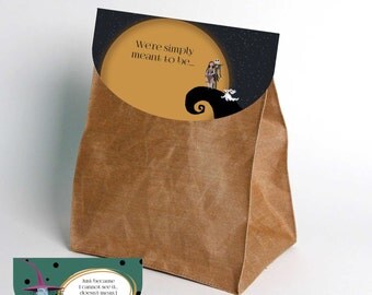 Nightmare Before Christmas-Party Favor-Bag Tops-INSTANT DOWNLOAD-Party-Party Supplies-Baby Shower-Birthday Party Decor-Favors
