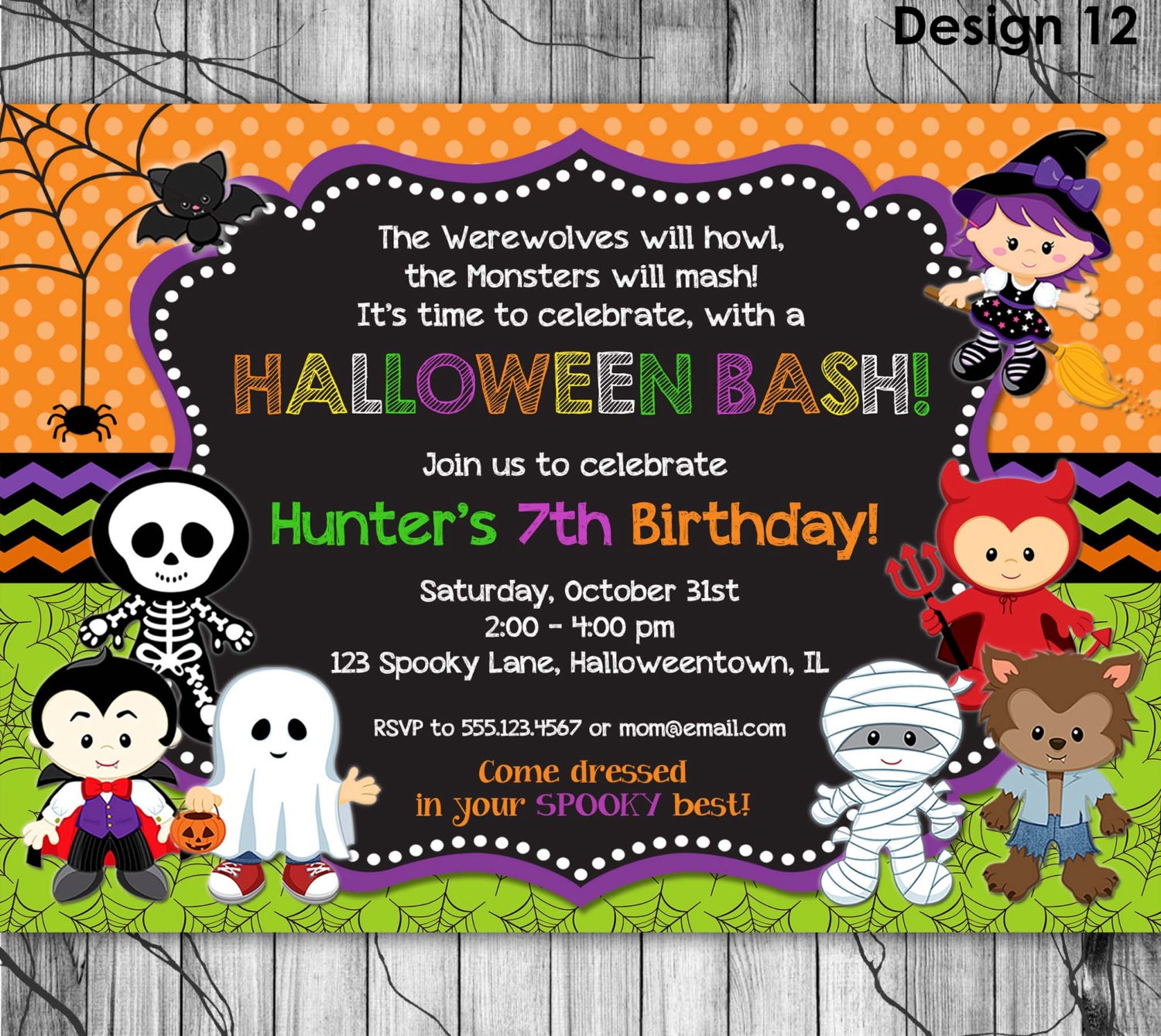 Printable Free Halloween Party Invitations 5