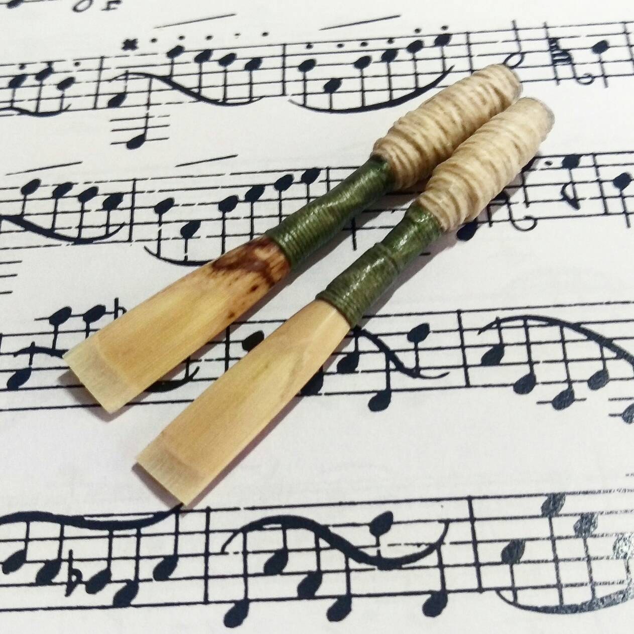 Handmade Baroque Oboe Reeds onepiece staple