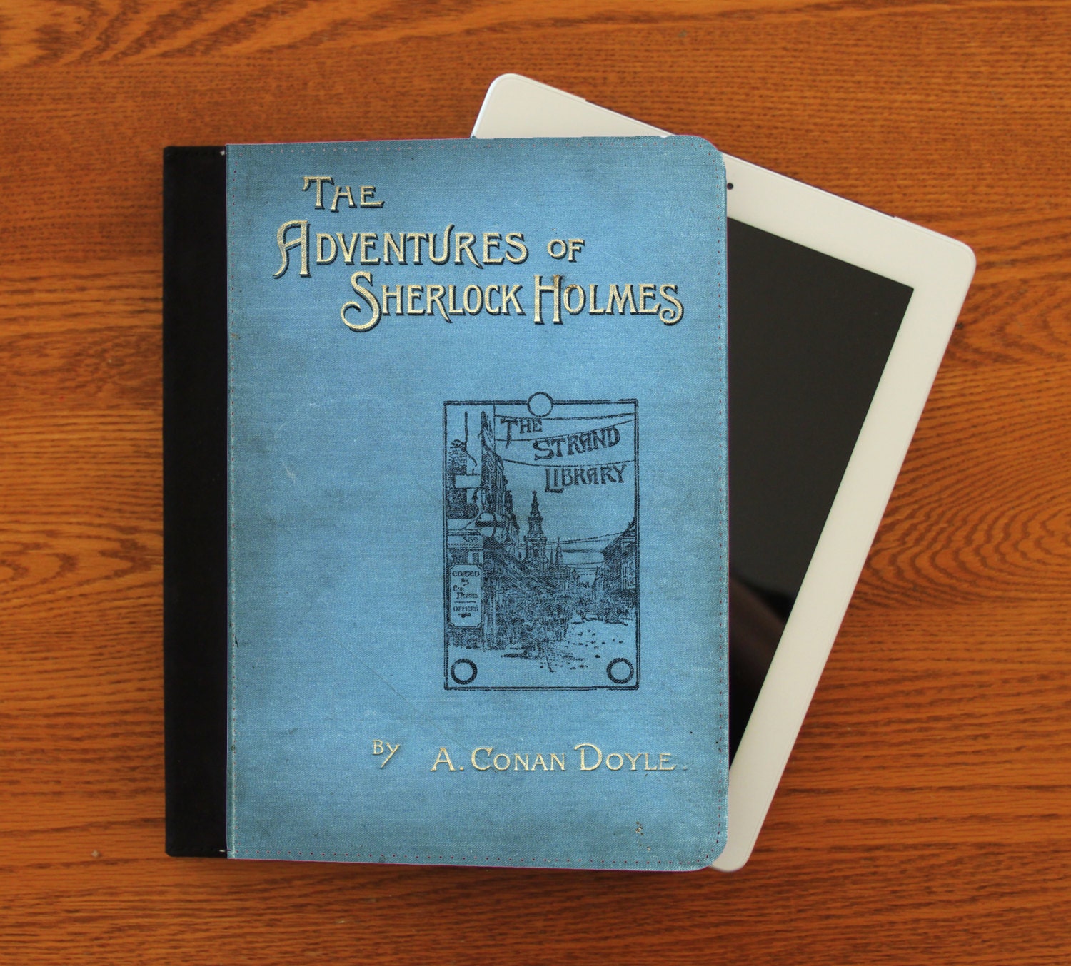 the adventures of sherlock holmes book cover originnnal