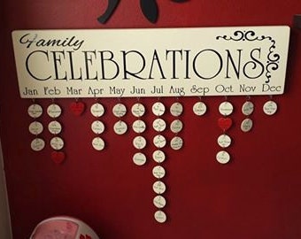 Family Birthday Board : Family celebrations