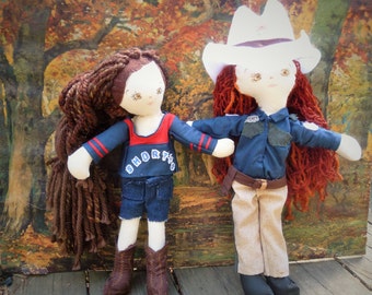 Wynonna Earp inspired character ragdolls, Officer Haught, Waverly Earp