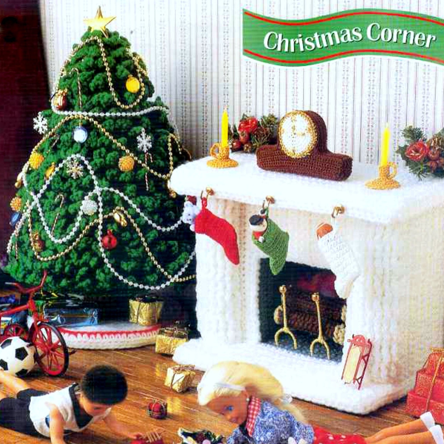 Vintage Crochet Pattern PDF Fashion Doll  Home  Decor  Christmas