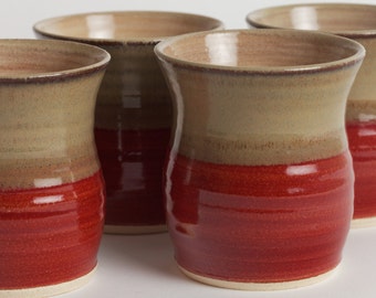 Stoneware wine glass, pottery cup, pottery wine glass, ceramic cup, ceramics and pottery, kitchen, tea, stemless wineglass, pottery, wine