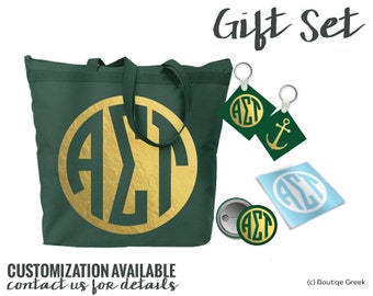 AST Alpha Sigma Tau Monogram Letters Gift Set