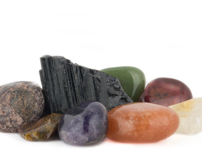Root Chakra Healing Kit Yoga, Meditation, Crystal Healing, and Reiki