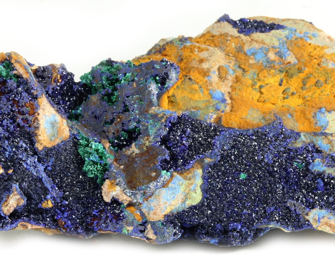 Azurite, Malachite, Cuprite from Congo, Reiki Stones, Home Decor, Healing Crystals and Stones 888