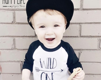 WILD ONE - Wild One Birthday - Wild One Shirt- Wild One Birthday Shirt - Wild One Outfit - First Birthday - 1st Birthday Boy - 1st Birthday