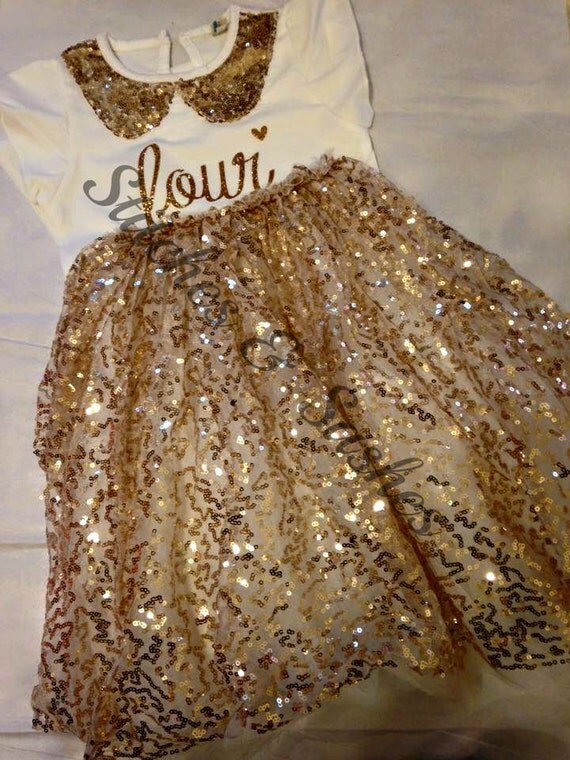 gold glitter outfit