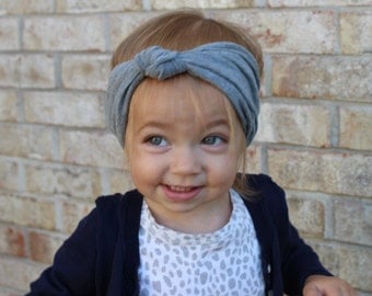 Knotted Turban// baby head wrap