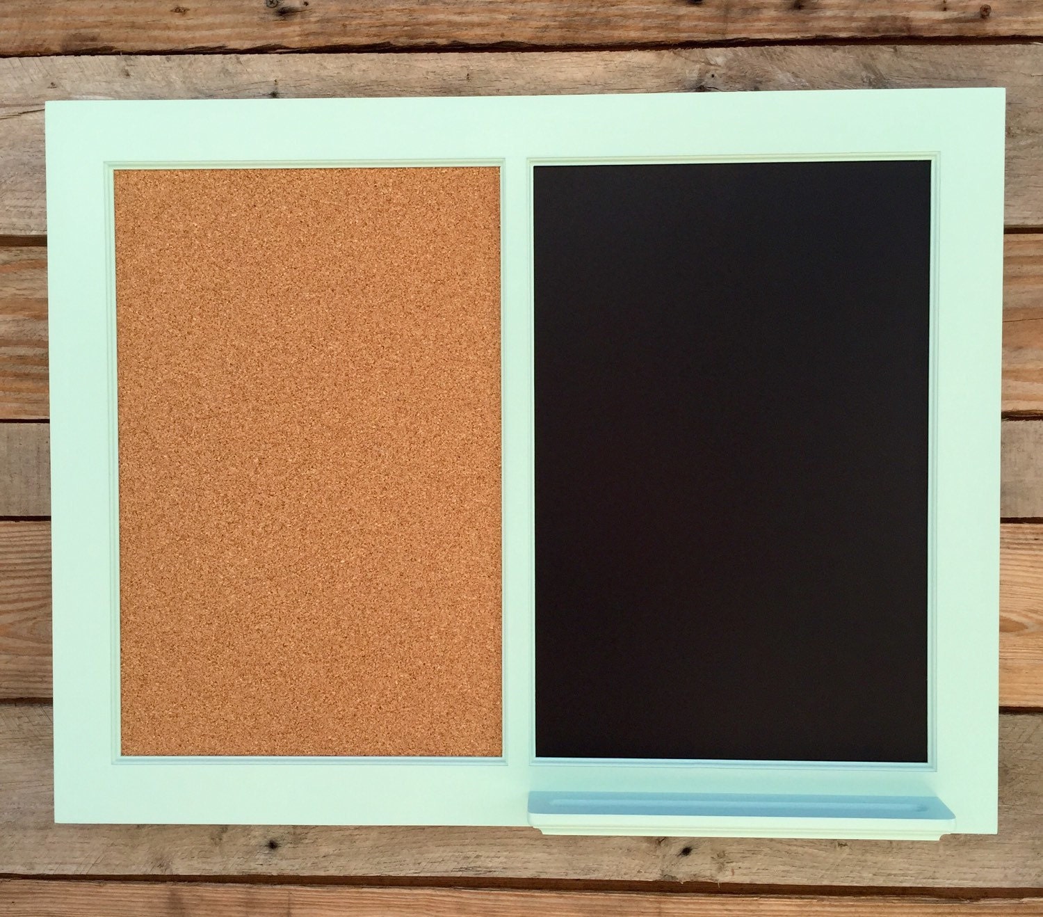 Dual Chalk/Cork Board Framed Chalkboard by EverArizona on Etsy