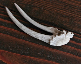 Antler Hair Fork - Hand-Crafted - Made to Order Listing