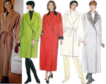 Butterick Sewing Pattern B5205 Misses' / Misses' Petite Coat Size: 18-20-22 Uncut