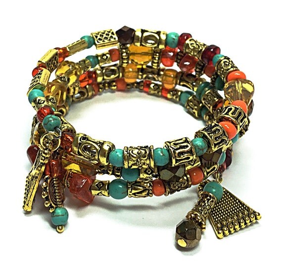 Hippie Bracelet Turquoise Bracelet Bohemian Bracelet