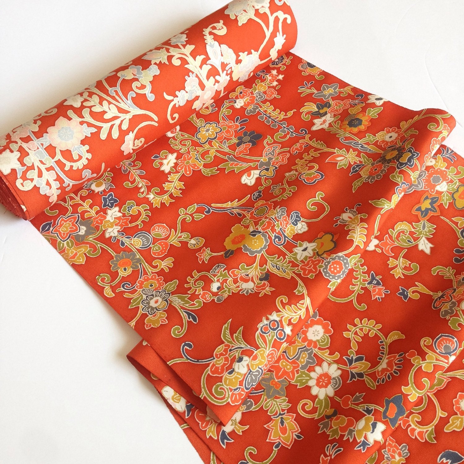 Silk Kimono bolt Japanese fabric 12m dead stock Japanese