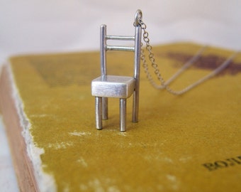 Sterling Silver Chair Pendant