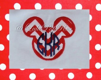 Mickey Mouse Applique Machine Embroidery Digital Design INSTANT DOWNLOAD