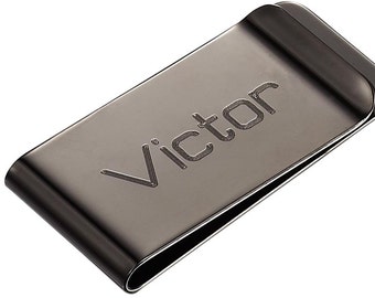Personalized Money Clip, Engraved Money clip, Custom Money clip, Groomsmen Money Clip, Gift for Him, Gift for men Engraved for Free VMC900GM