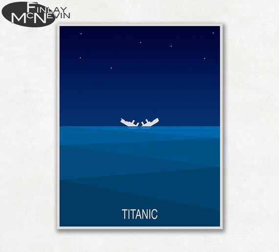 TITANIC Minimalist Movie Poster Fine Art Print