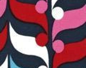 Vine and Dot - Modern Print by Nancy Mims for Kaufman