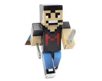 Master Miner Man - 4" Action Figure Toy, Plastic Craft by EnderToys