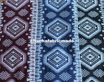 Thick BOHO Bohemian Fabric Ethnic Fabric Navajo Fabric Mexican Fabric Tribal Fabric Aztec Fabric Peruvian Fabric Mexican Fabric -Half Yard