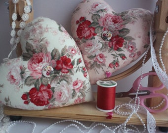 pincushion,pin cushion,heart shaped pincushion,heart pincushion,pink pincushion,fabric heart,pincushions,pincushion,roses,mini pillows,uk