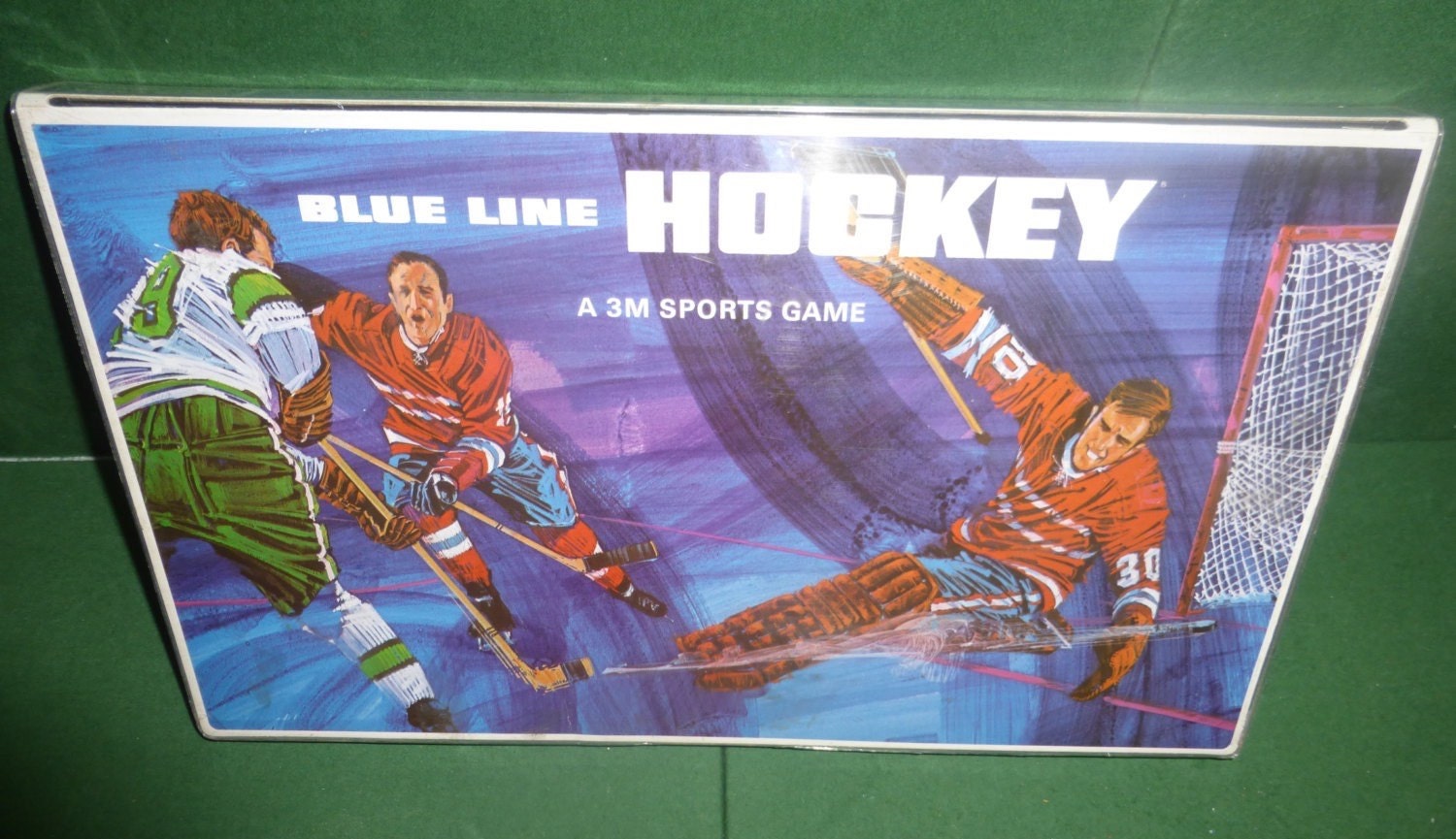 Blue Line Hockey Vintage Board Game by 3M COMPLETE. Retro