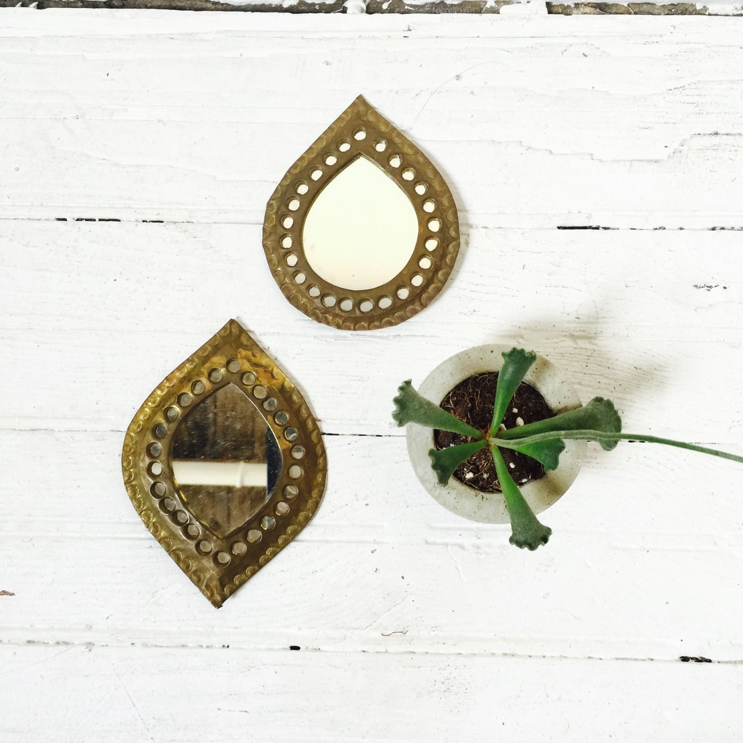 Antique Mexican Mirror Gift Set