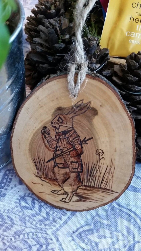 white china rabbit ornament