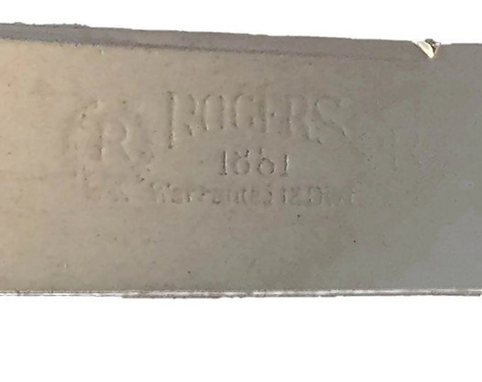 Vintage Rogers 1881 Warranted 12 dwt Knife Flatware Cutlery - Butter/ Fruit Knife Set of 6