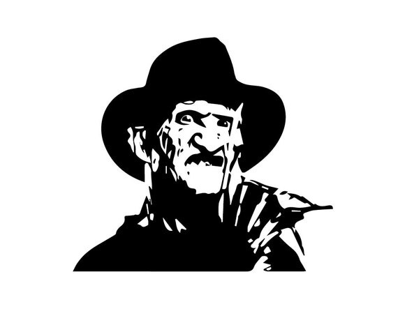 Freddy Krueger Vinyl Decal Vehicle or Wall Art